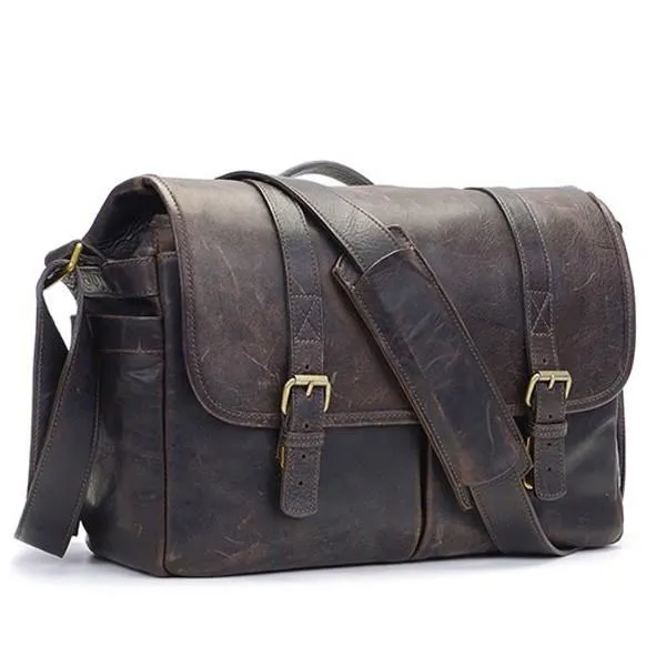 ONA Brixton Camera/Laptop Messenger Bag - Dark Truffle (ONA5-013LDB)