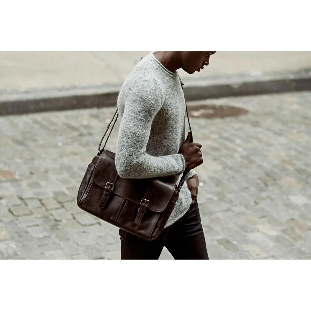 ONA Brixton Camera/Laptop Messenger Bag - Dark Truffle (ONA5-013LDB)