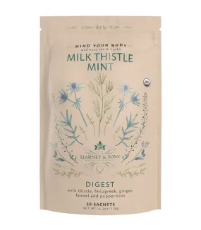 Organic Milk Thistle Mint, Bag of 50 Sachets