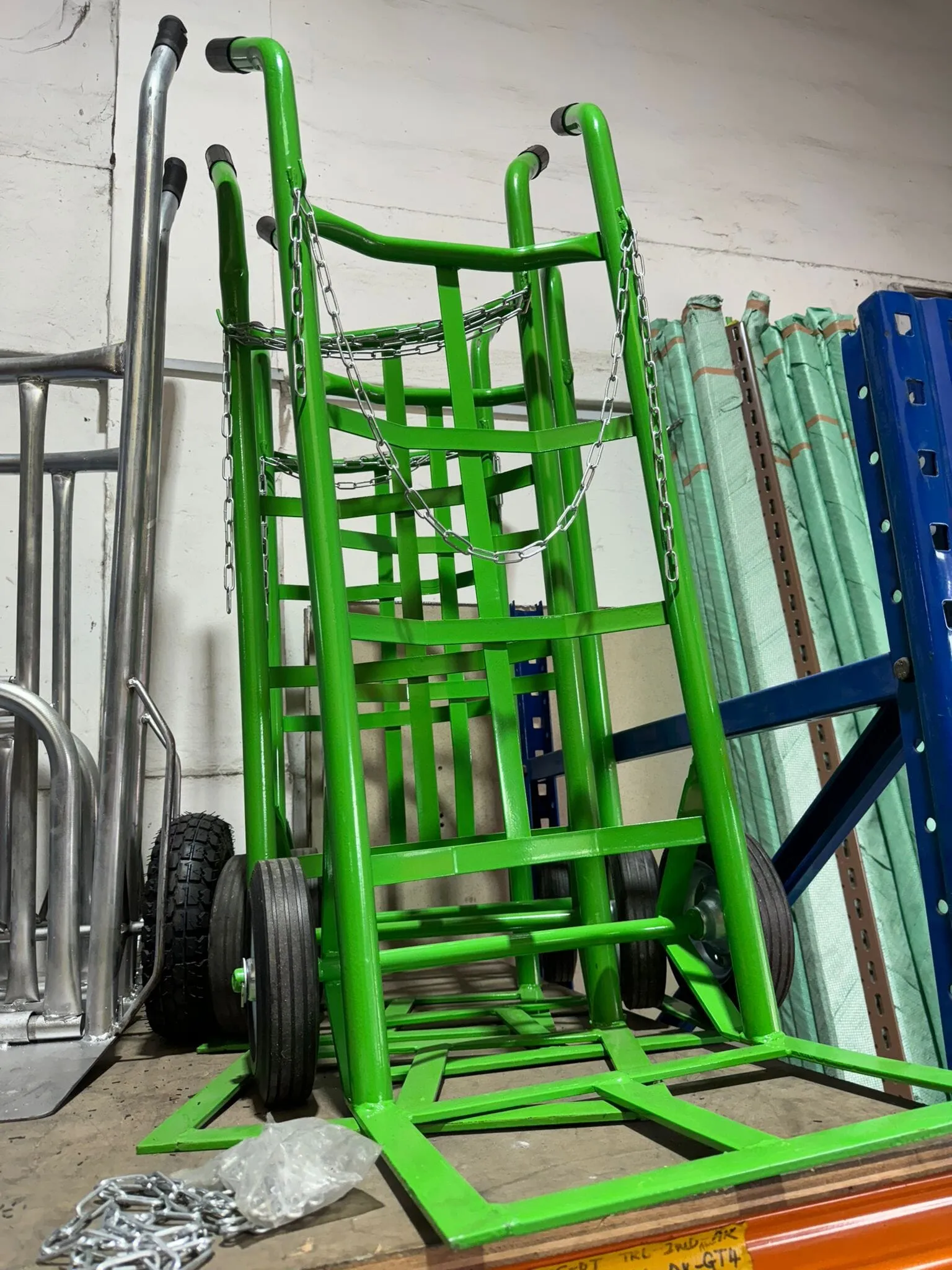 OTS Gas Trolley (Green) Comes With Chain | Model : TRL-OTS-DT