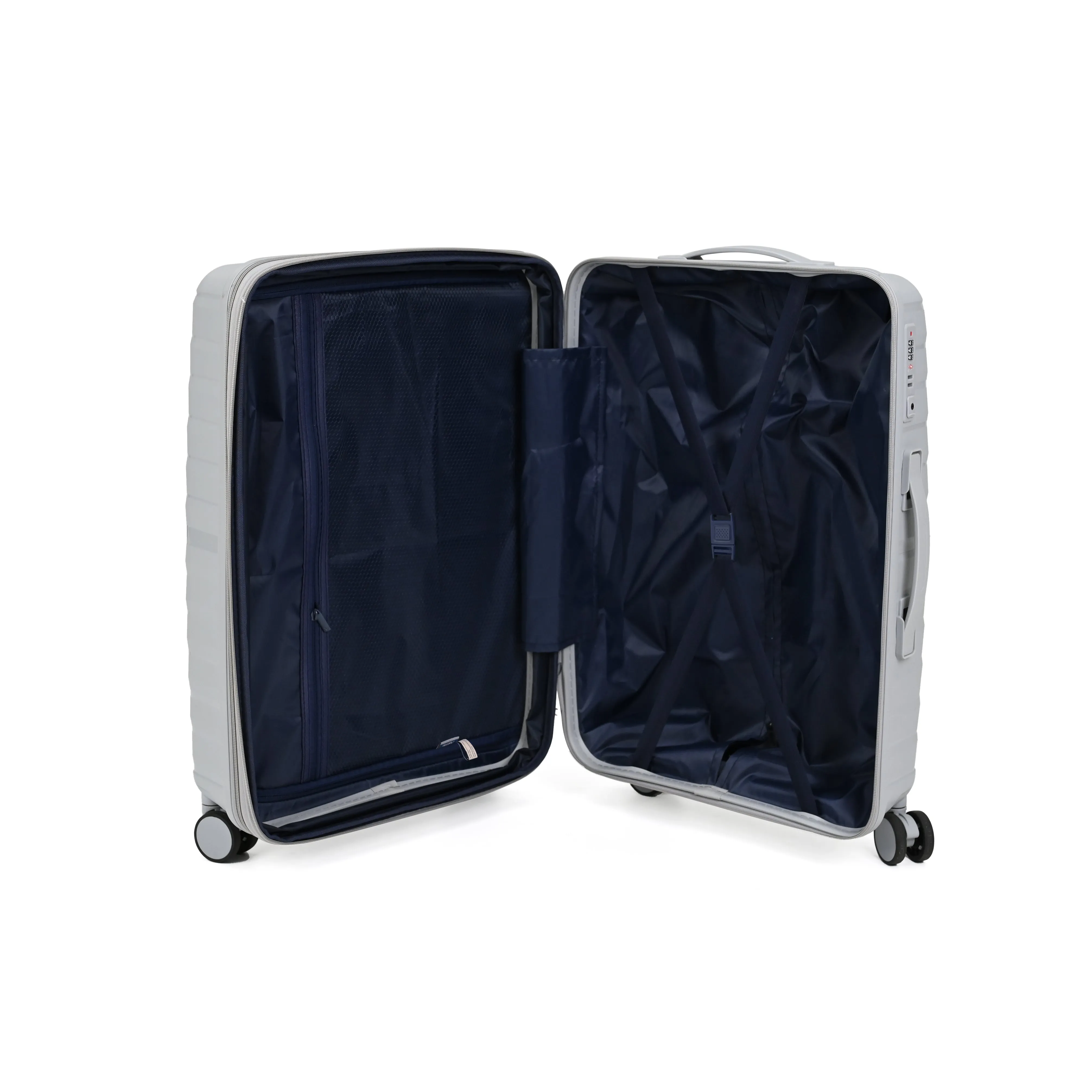 Paklite - PA34 Large 28in spinner suitcase - Silver