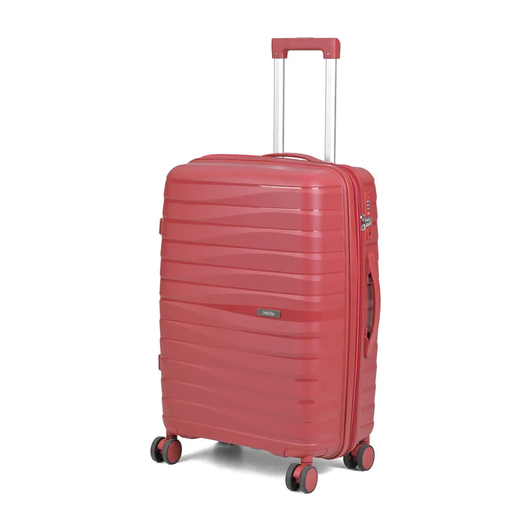 Paklite - PA34 Medium 24in spinner suitcase - Red