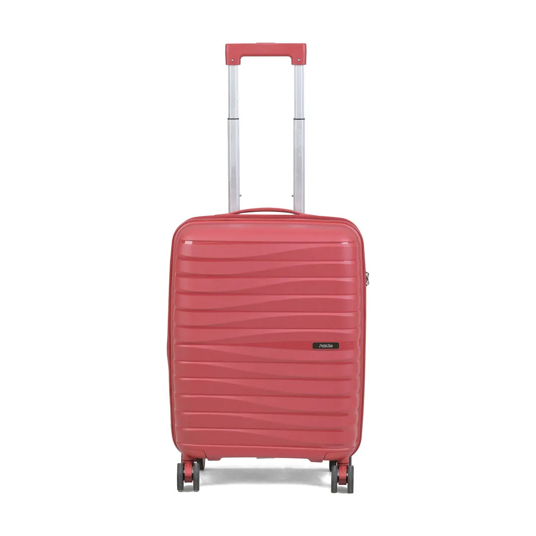 Paklite - PA34 small 20in spinner suitcase - Red