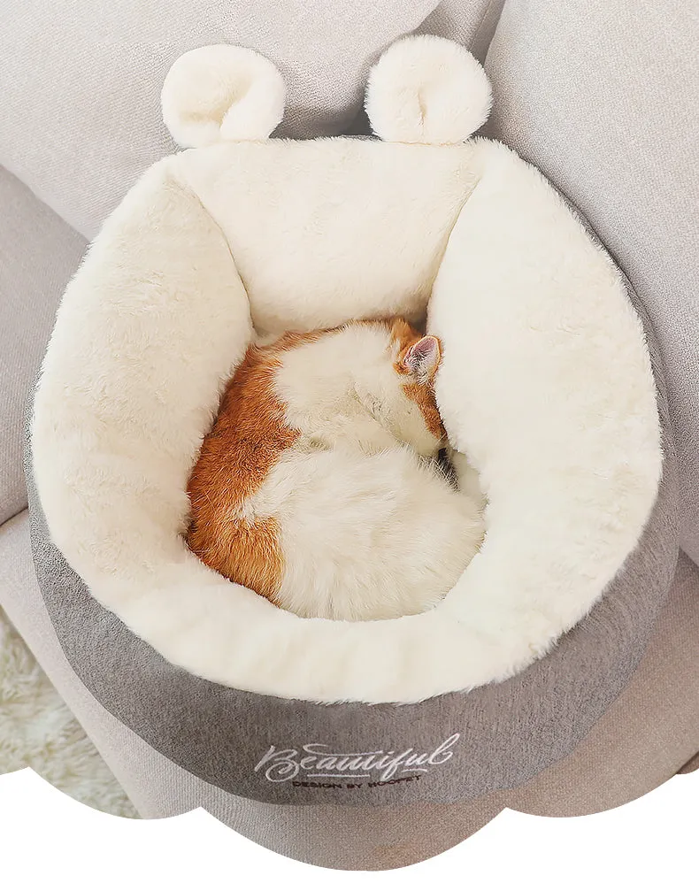 Pet Cat Dog Bed Warming Soft Sleeping Bag Cushion Puppy Kennel