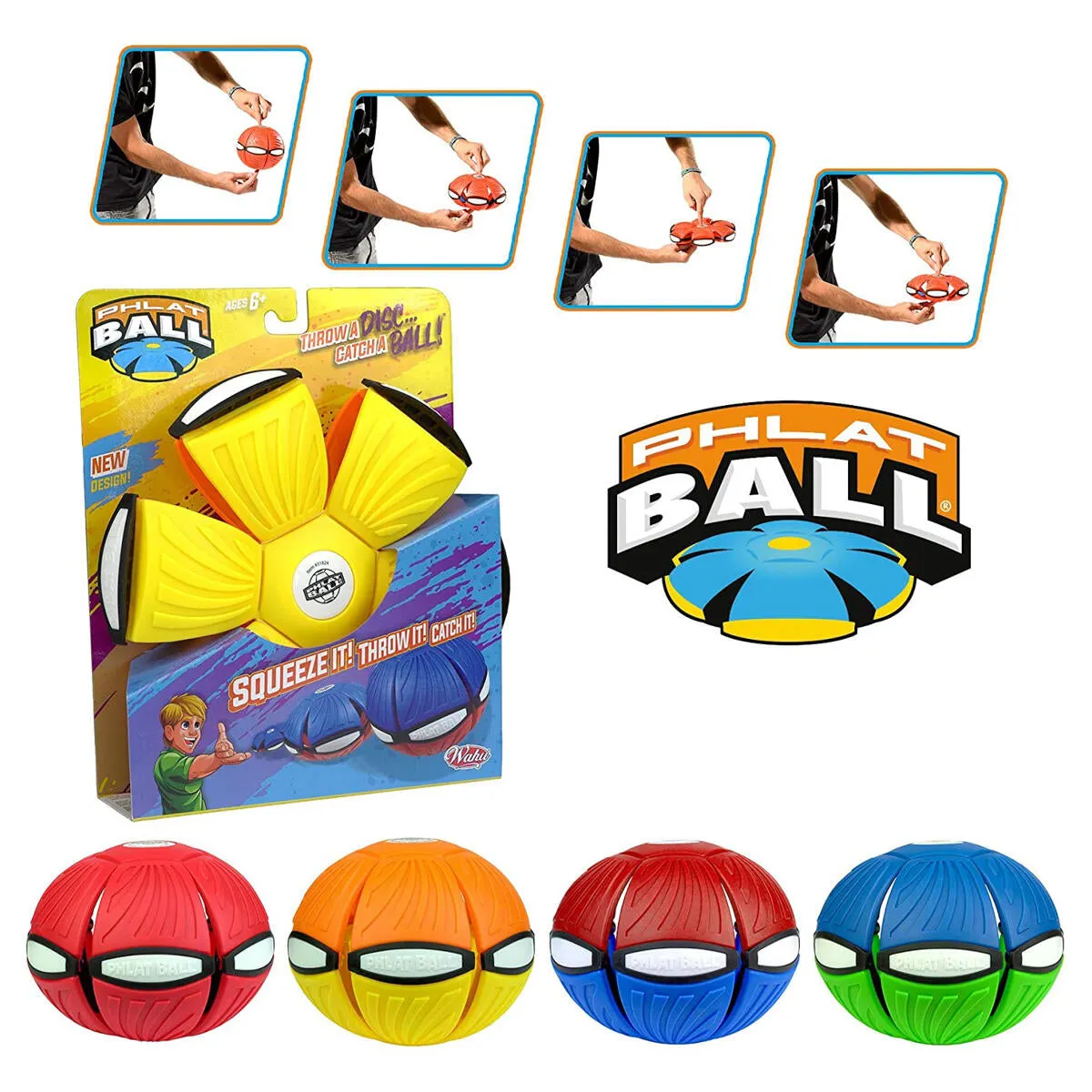 Phlat Ball v4 - colours vary