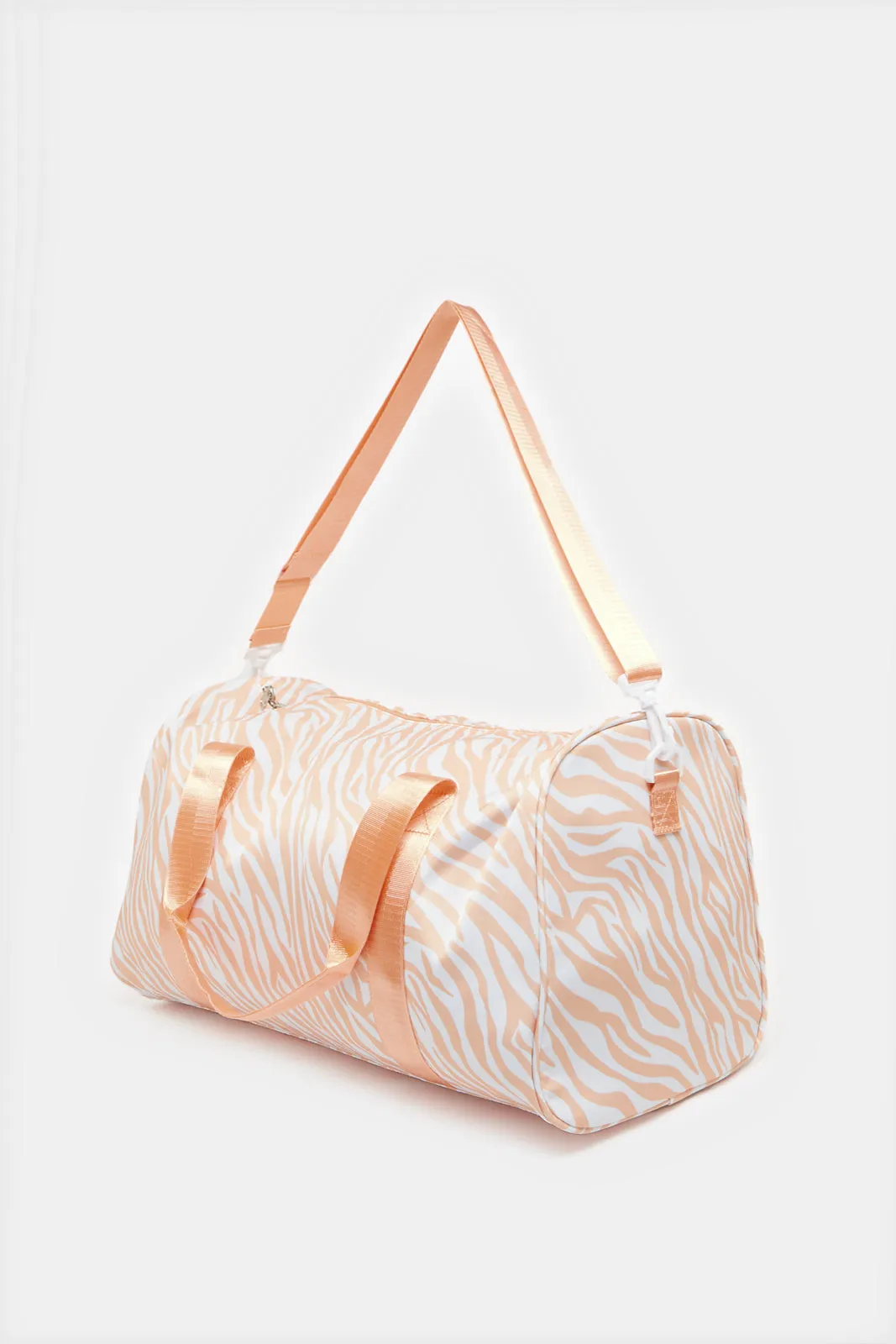 Pink Printed Multifunction Duffle Bag