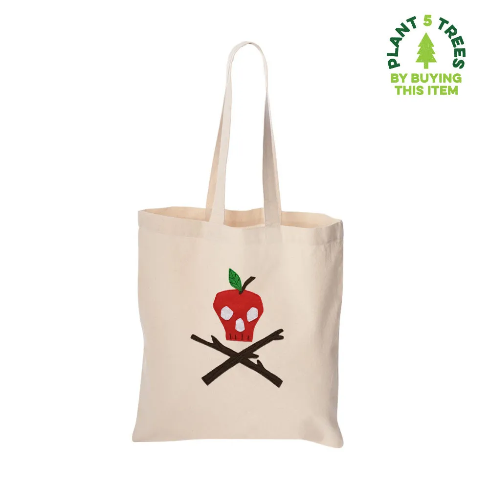 Poison Apple  - Ivory Tote Bag- mi cielo x Donald Robertson