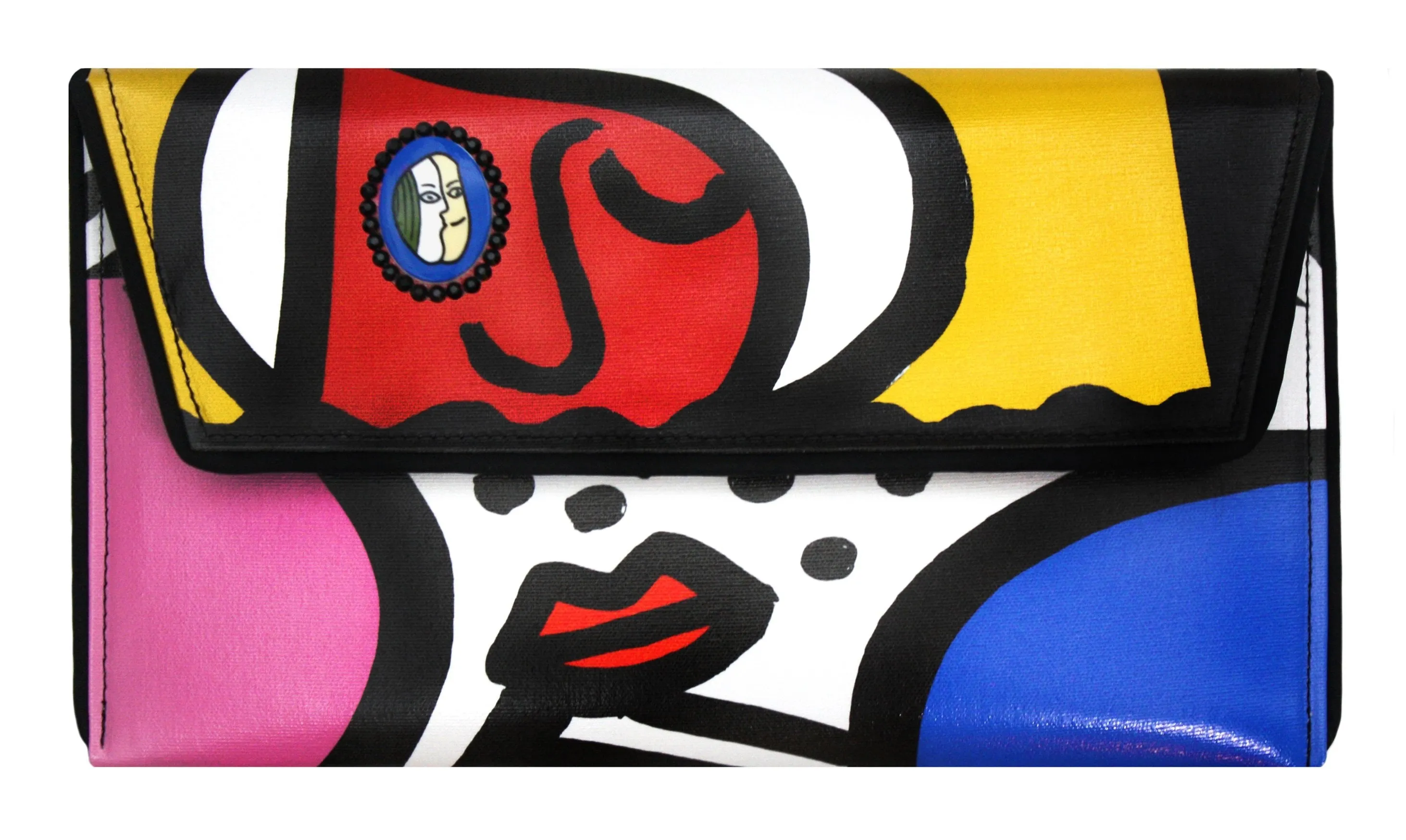 Pop art clutch