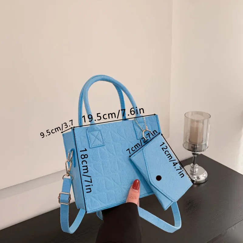 [Popular Choice] Chic Women's Felt Tote Bag