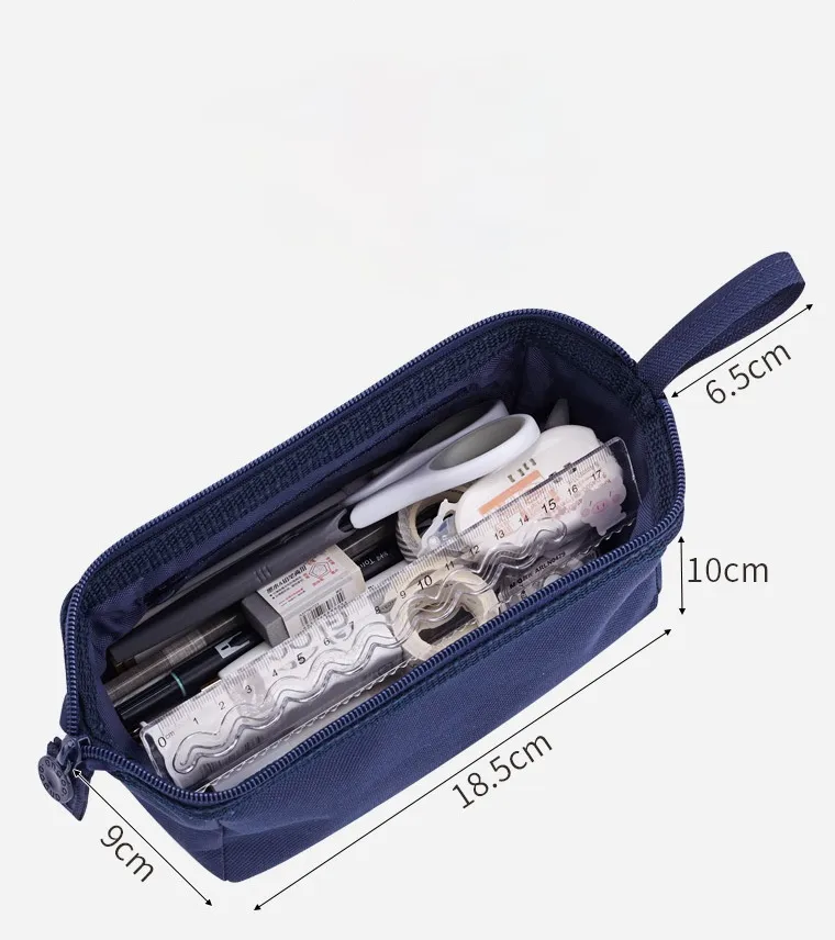 Portable Simple Pencil Case Boys and Girls Large Capacity Pen Case