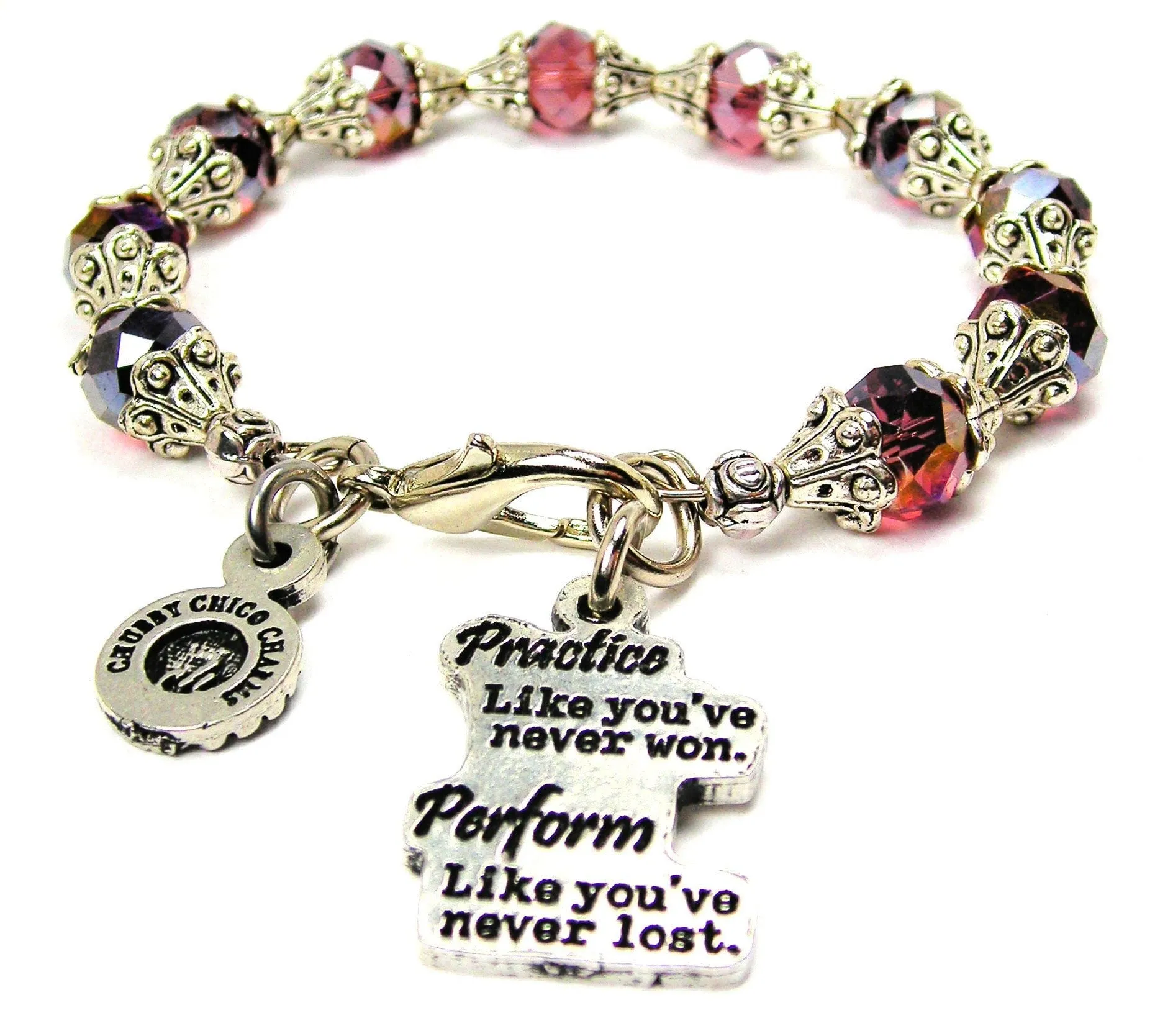 Practice Like You've Never Won Perform Like You've Never Lost Catalog Capped Crystal