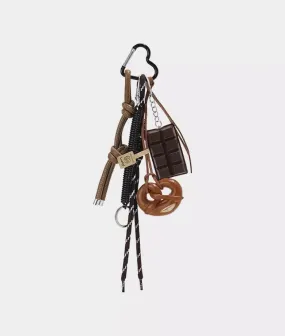 Pretzel and Chocolate Bag Charm