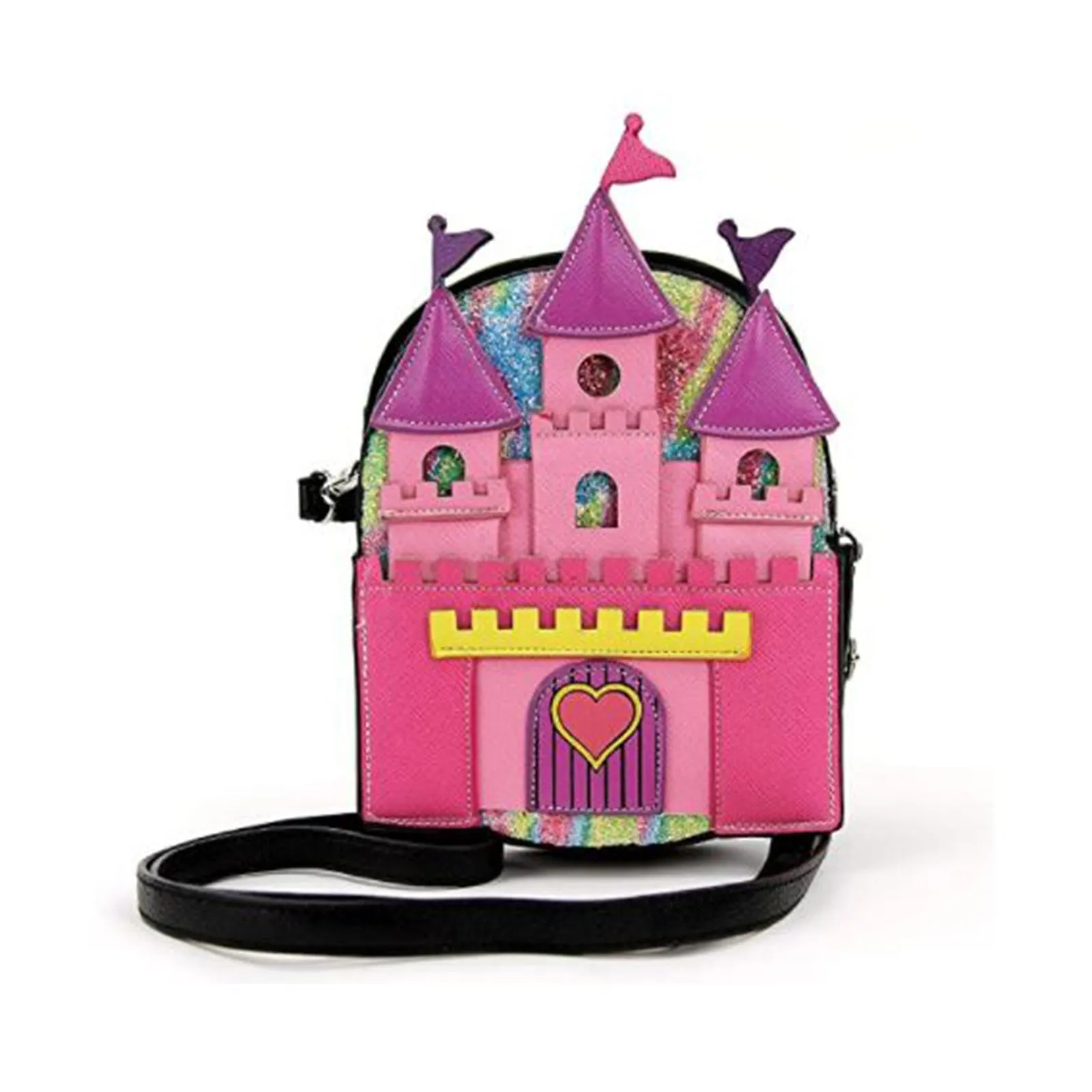 Princess Castle Crossbody Bag Purse