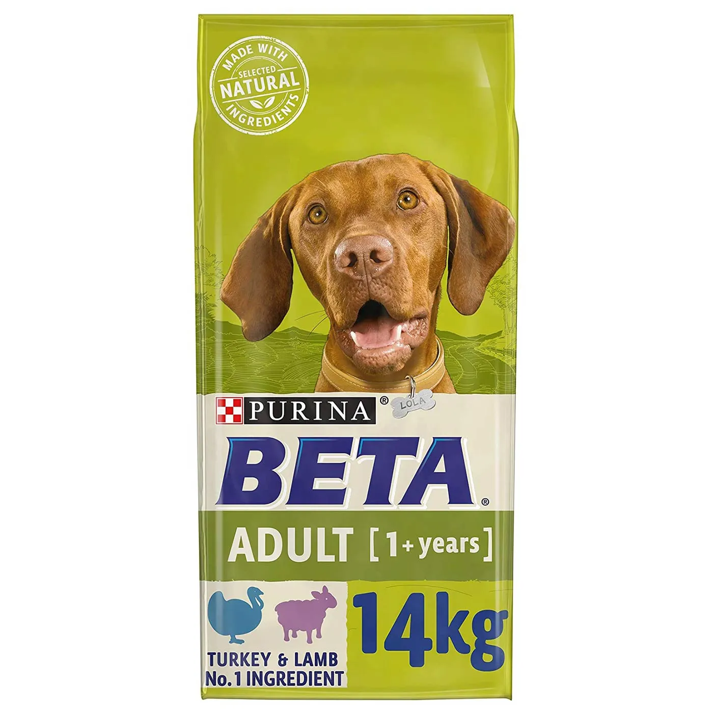 Purina Beta Adult Dry Dog Food with Turkey & Lamb 14KG