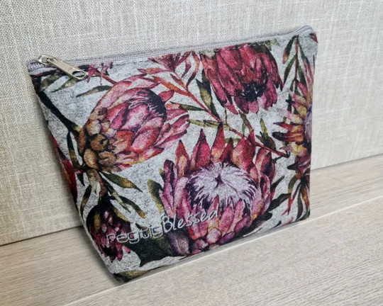 Recycled Felt Cosmetic Bag