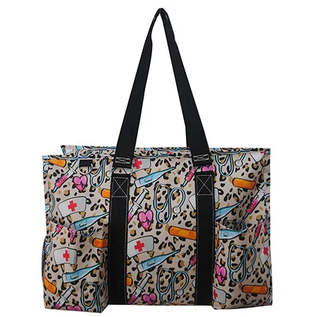 SALE! Wild Nurse NGIL Zippered Caddy Large Organizer Tote Bag