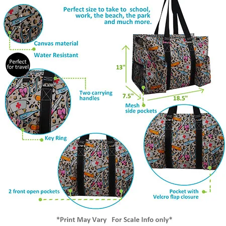 SALE! Wild Nurse NGIL Zippered Caddy Large Organizer Tote Bag