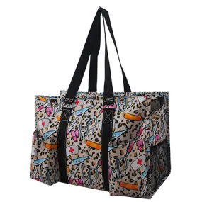 SALE! Wild Nurse NGIL Zippered Caddy Large Organizer Tote Bag