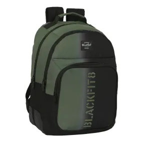 School Bag BlackFit8 Gradient Black Military green 32 x 42 x 15 cm