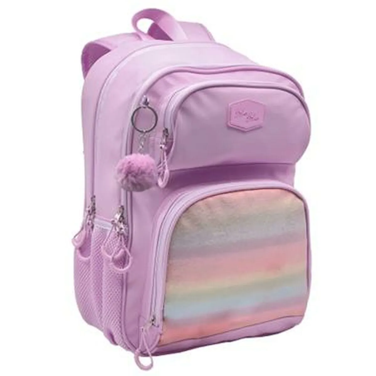 School Bag Blin-Blin Pink 42 x 31 x 17 cm Rainbow