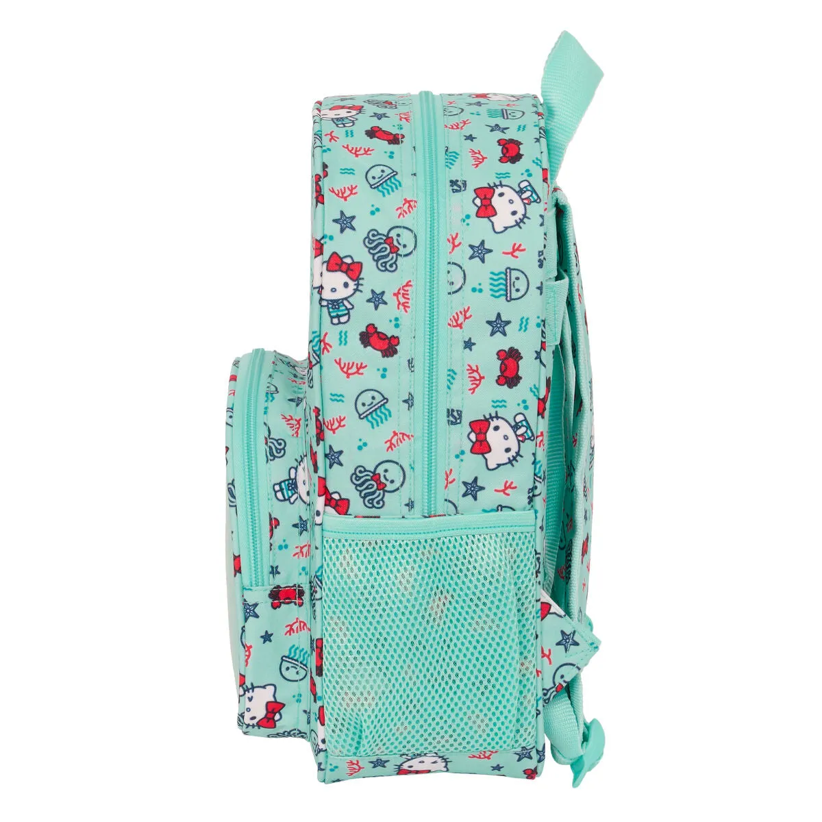 School Bag Hello Kitty Sea lovers Turquoise 26 x 34 x 11 cm