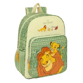 School Bag Mufasa Green Beige 33 x 42 x 14 cm