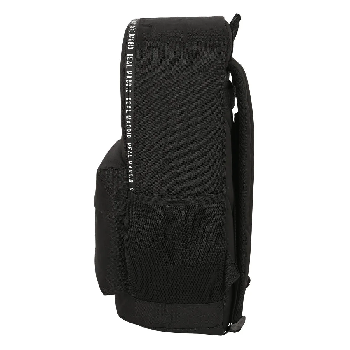 School Bag Real Madrid C.F. Corporativa Black 31 x 47 x 15 cm