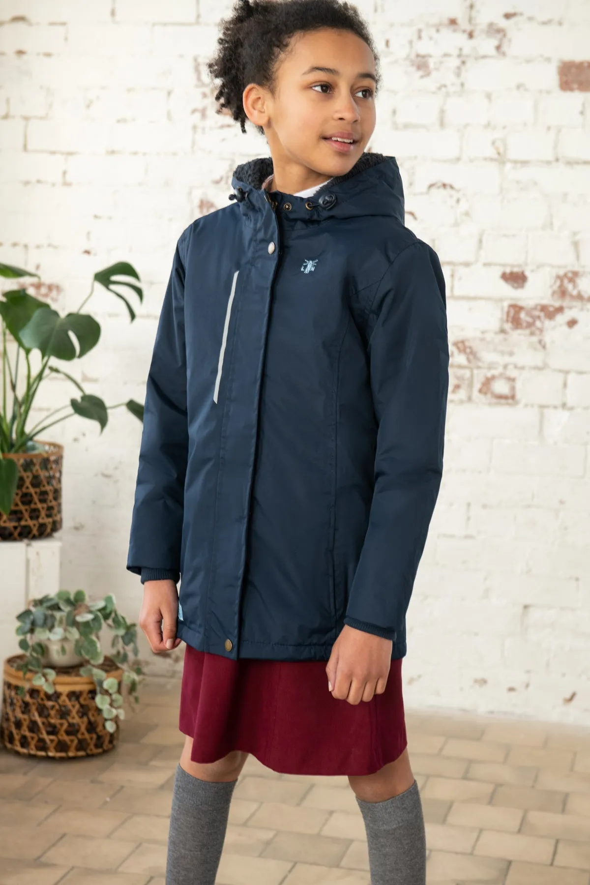 School Coat - Navy