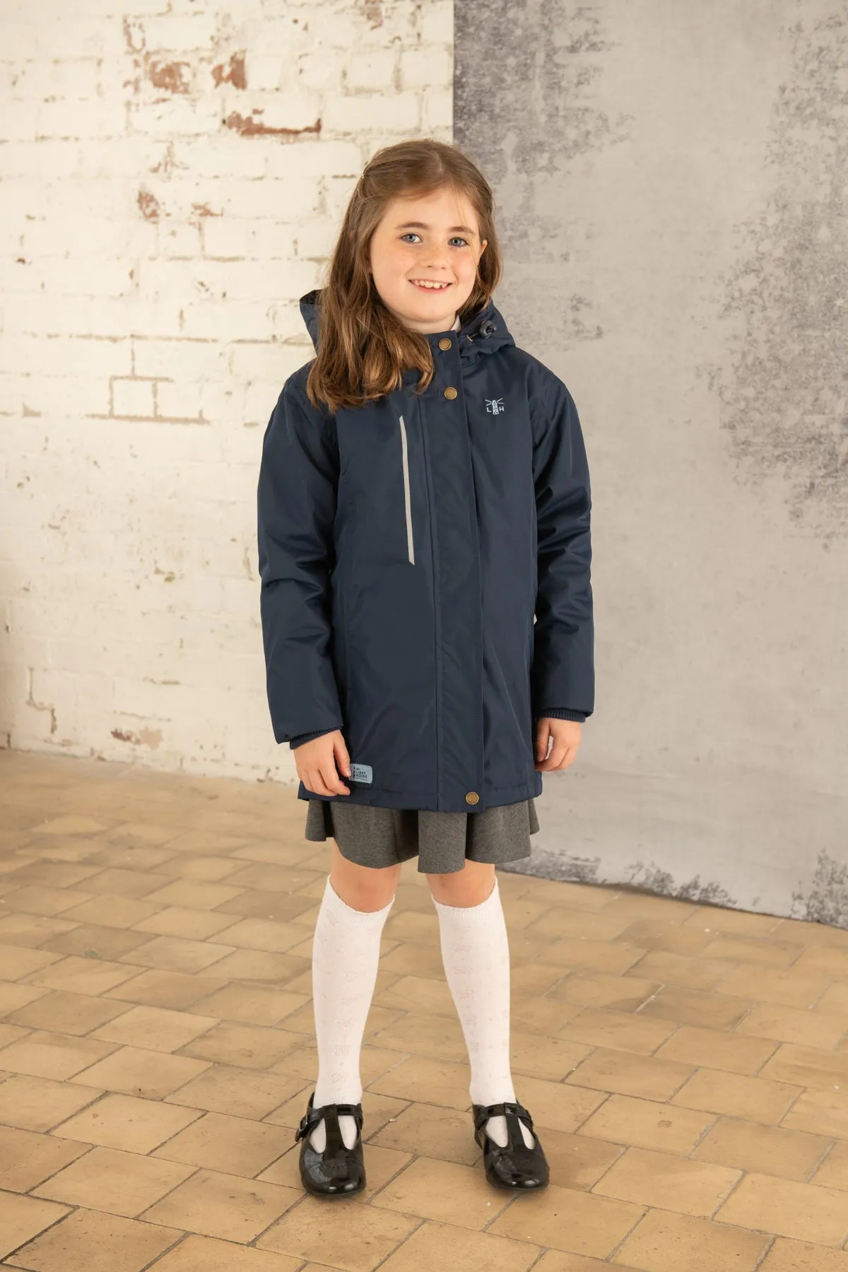 School Coat - Navy