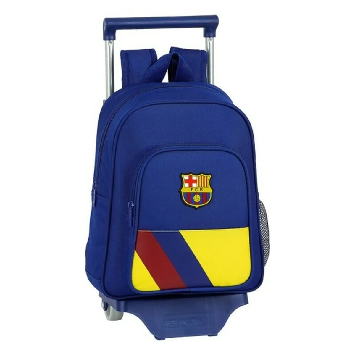 School Rucksack with Wheels 705 F.C. Barcelona (27 x 10 x 67 cm)