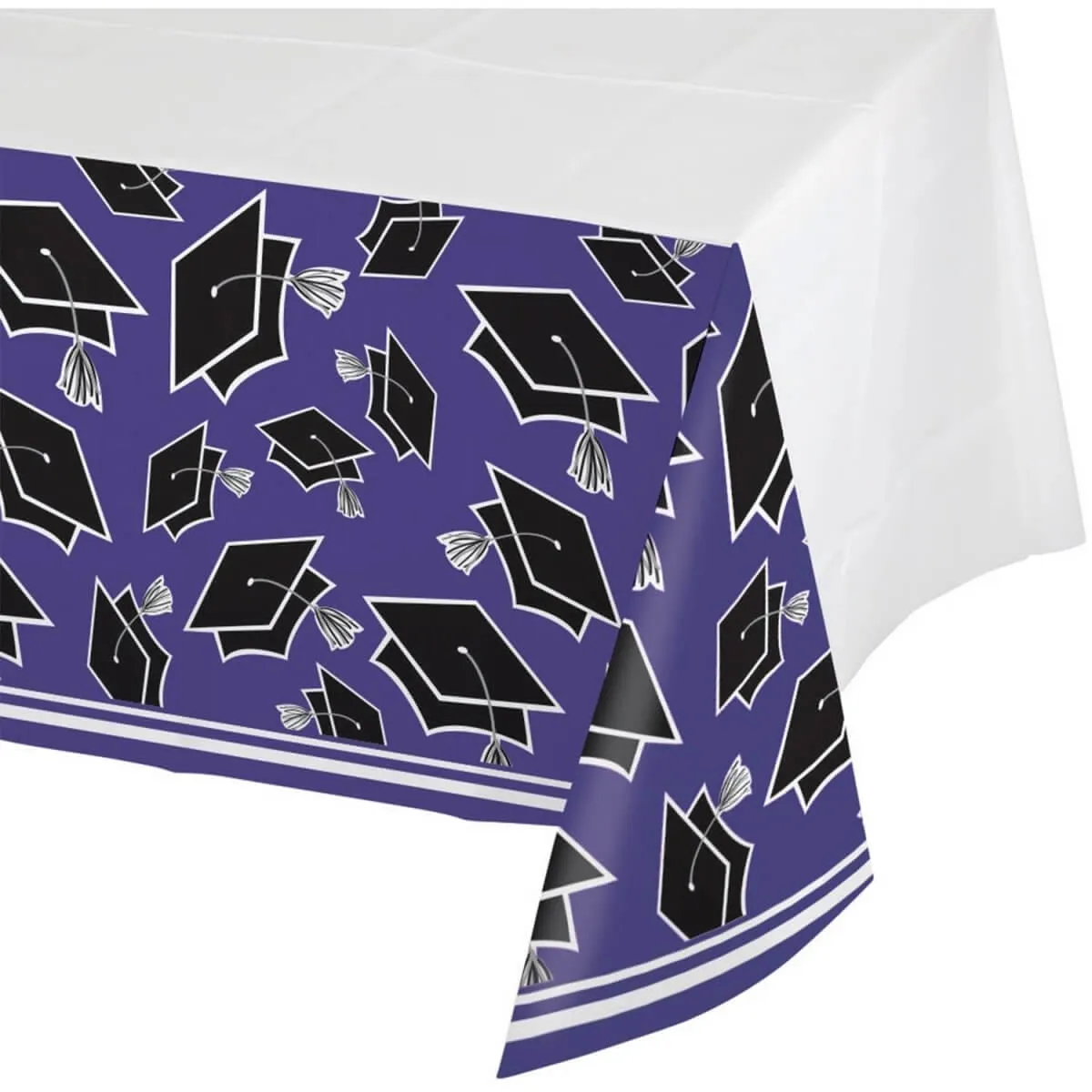 School Spirit Purple Tablecover - 54" x 102"