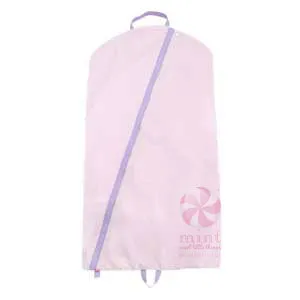 Seersucker Hanging Garment Bag with Applique