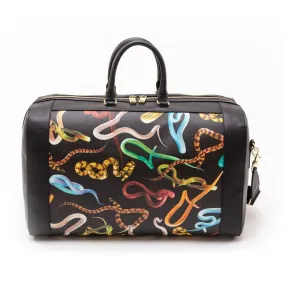 Seletti Toiletpaper Travel Travel Bag Snakes