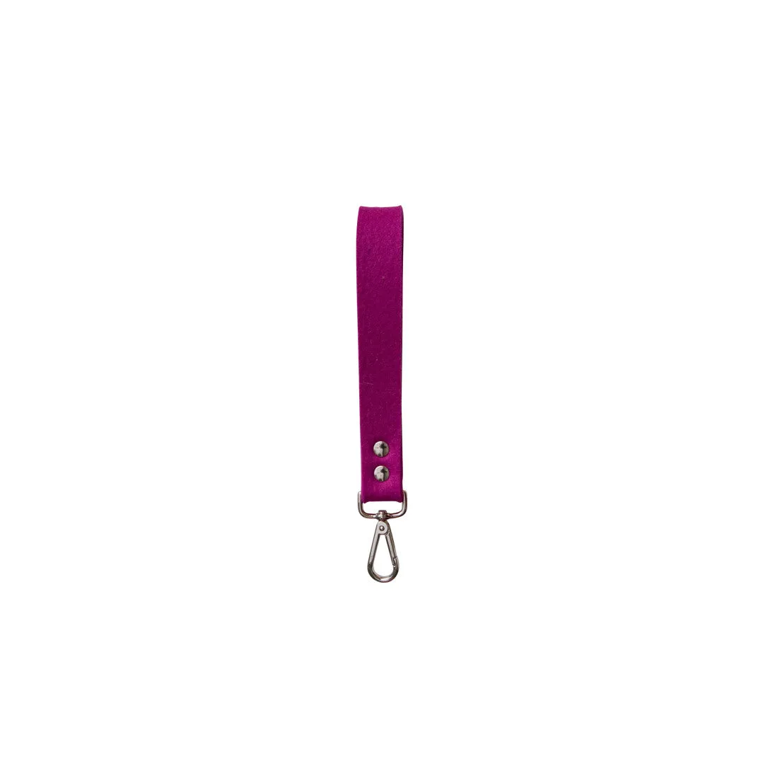 short felt key cord with clip | Rome