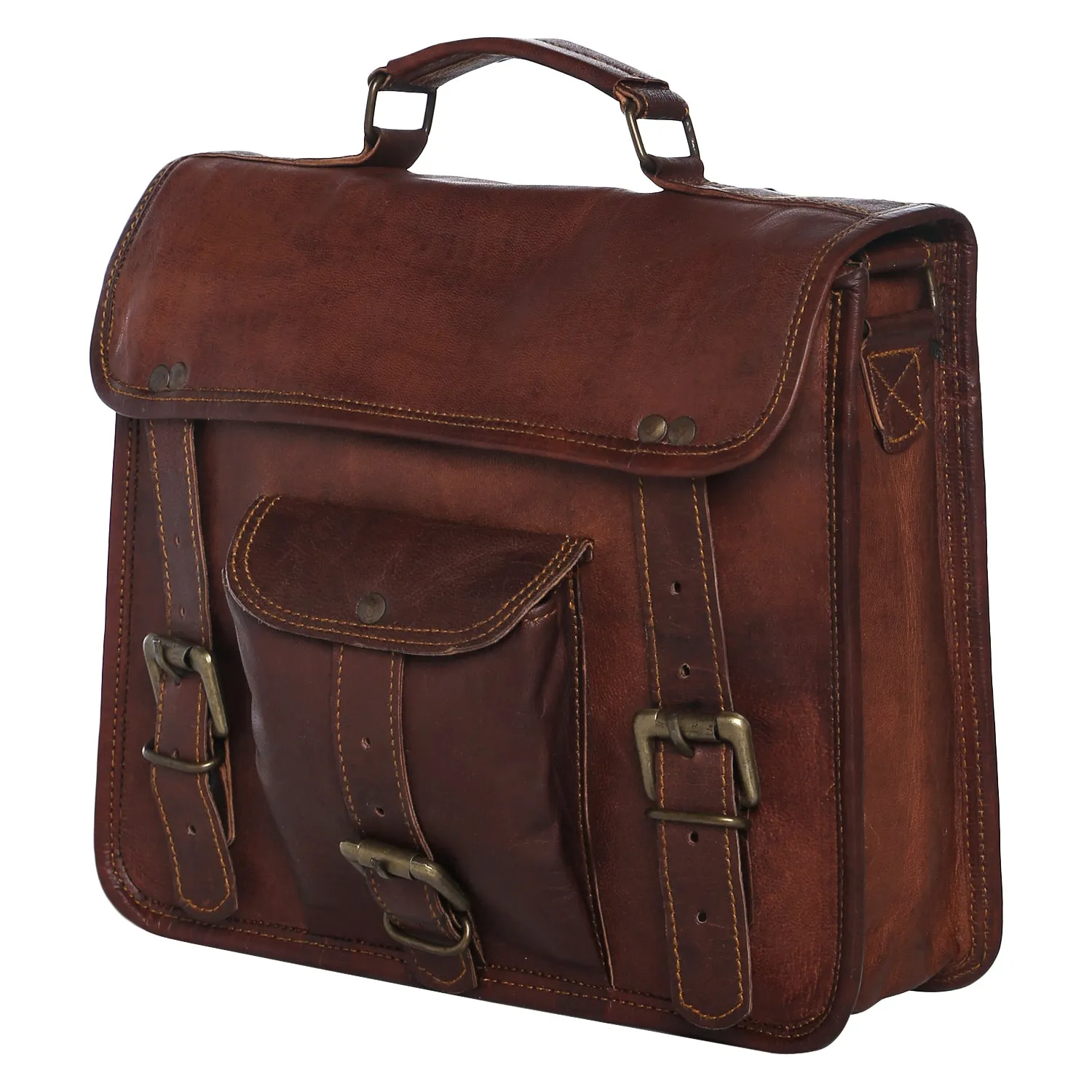 Small Leather Briefcase 11"