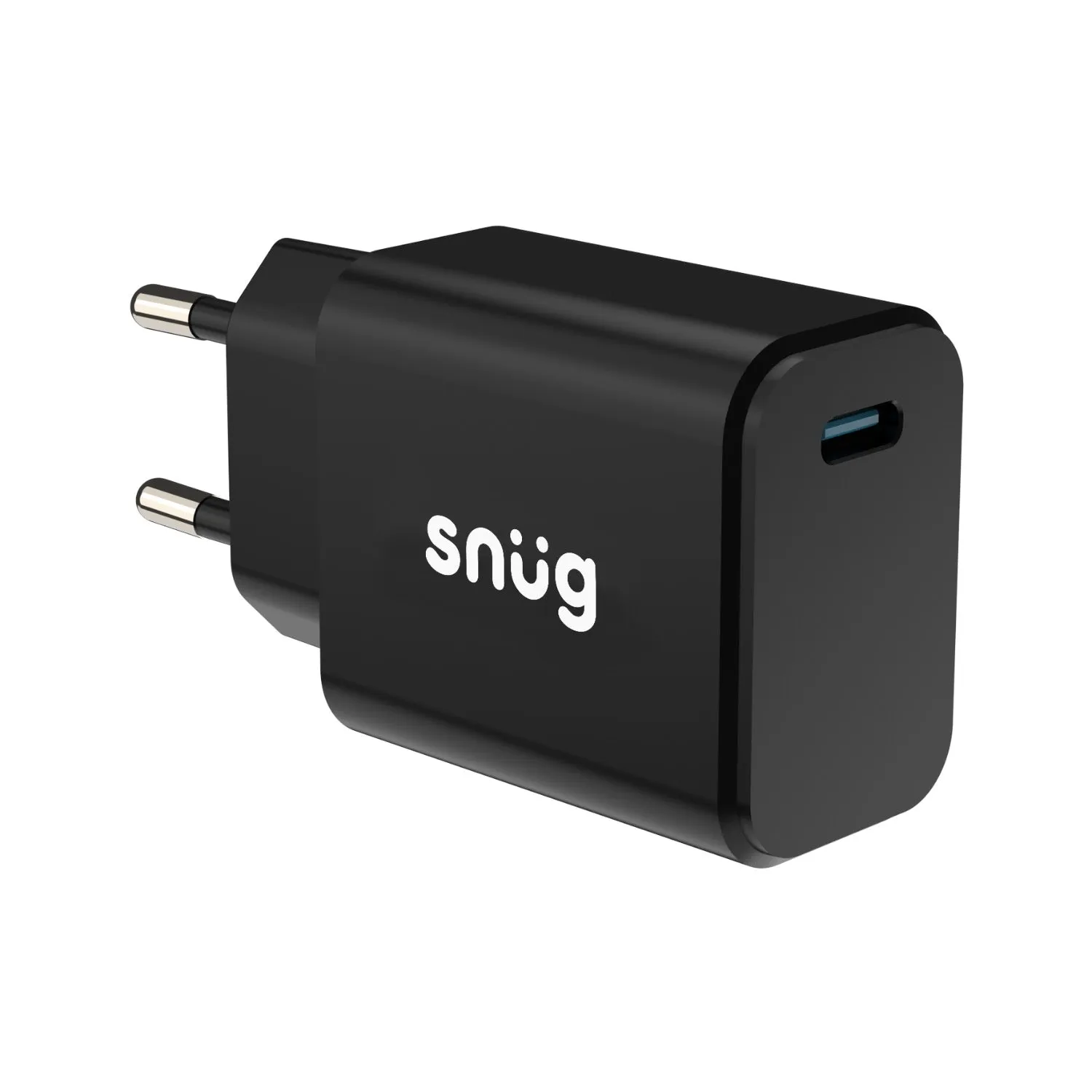 Snug 1 Port Mini PD Home Charger - 25W - Black (SNPW-1PORT25-BK)