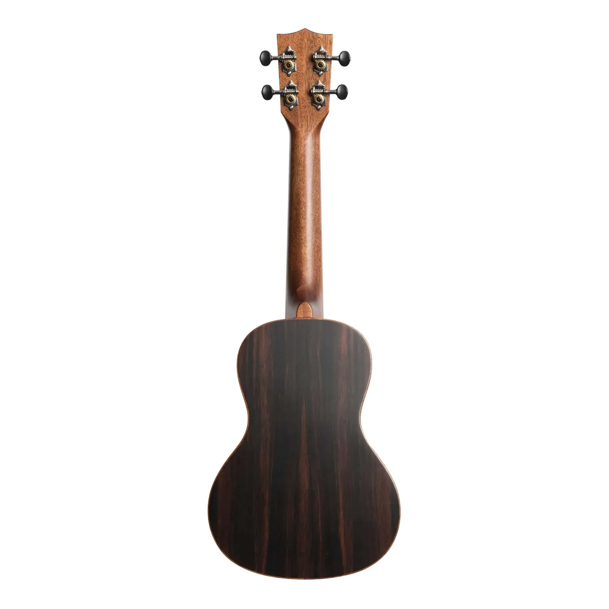 Solid Spruce Top Striped Ebony Ukulele