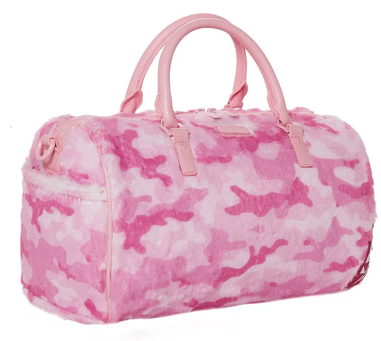 Sprayground Furrrocious In Pink Mini Duffle