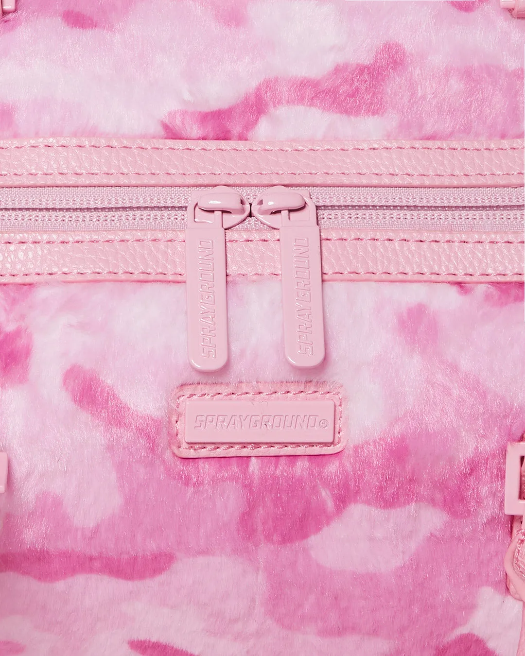 Sprayground Furrrocious In Pink Mini Duffle