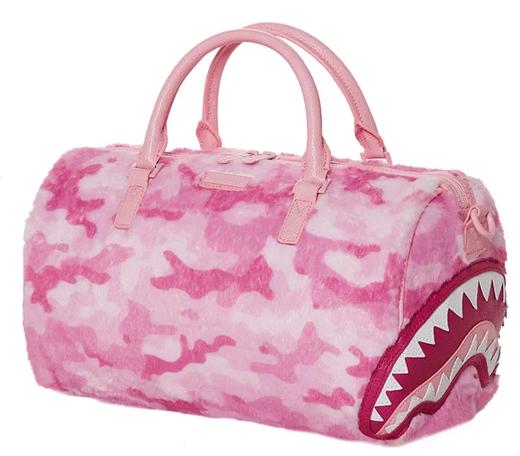 Sprayground Furrrocious In Pink Mini Duffle