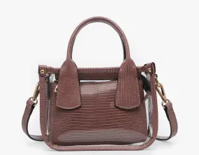 Stacey clear satchel