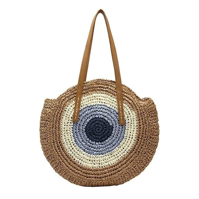 Summer Rattan Handmade Bag