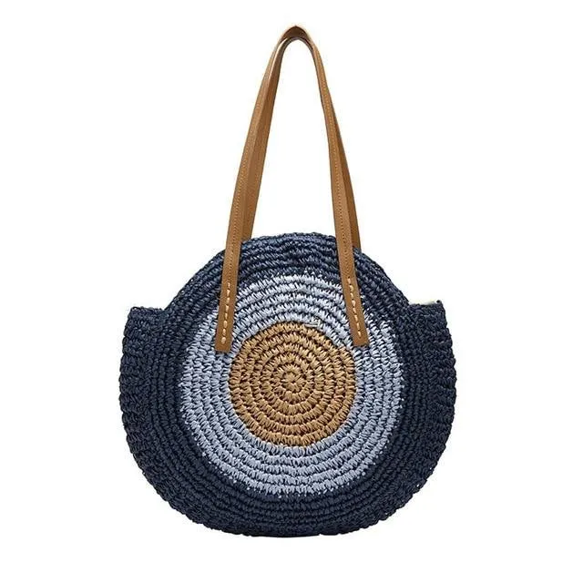 Summer Rattan Handmade Bag