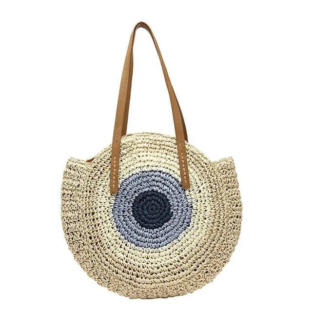 Summer Rattan Handmade Bag