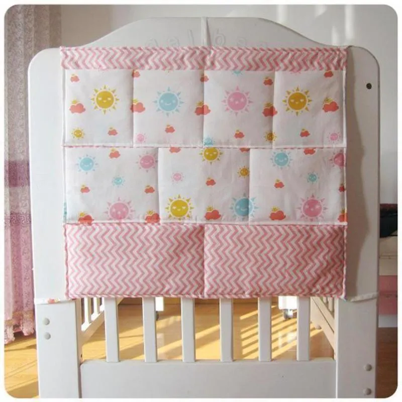 Sunny Day Cotton Baby Crib Nursery Organizer