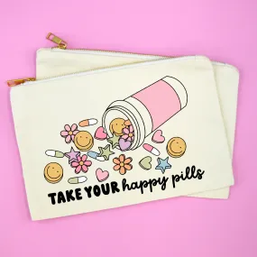 Take Your Happy Pills Cosmetic Bag, Nurse Pouch