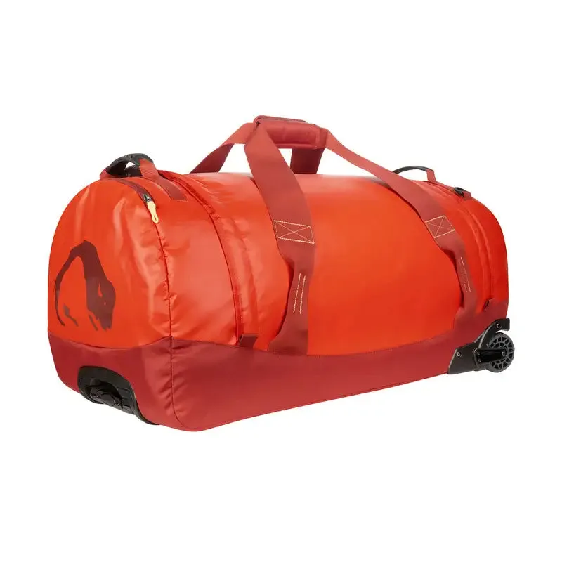 Tatonka Barrel Roller 80 Litre Wheeled Duffel Bag - Red/Orange