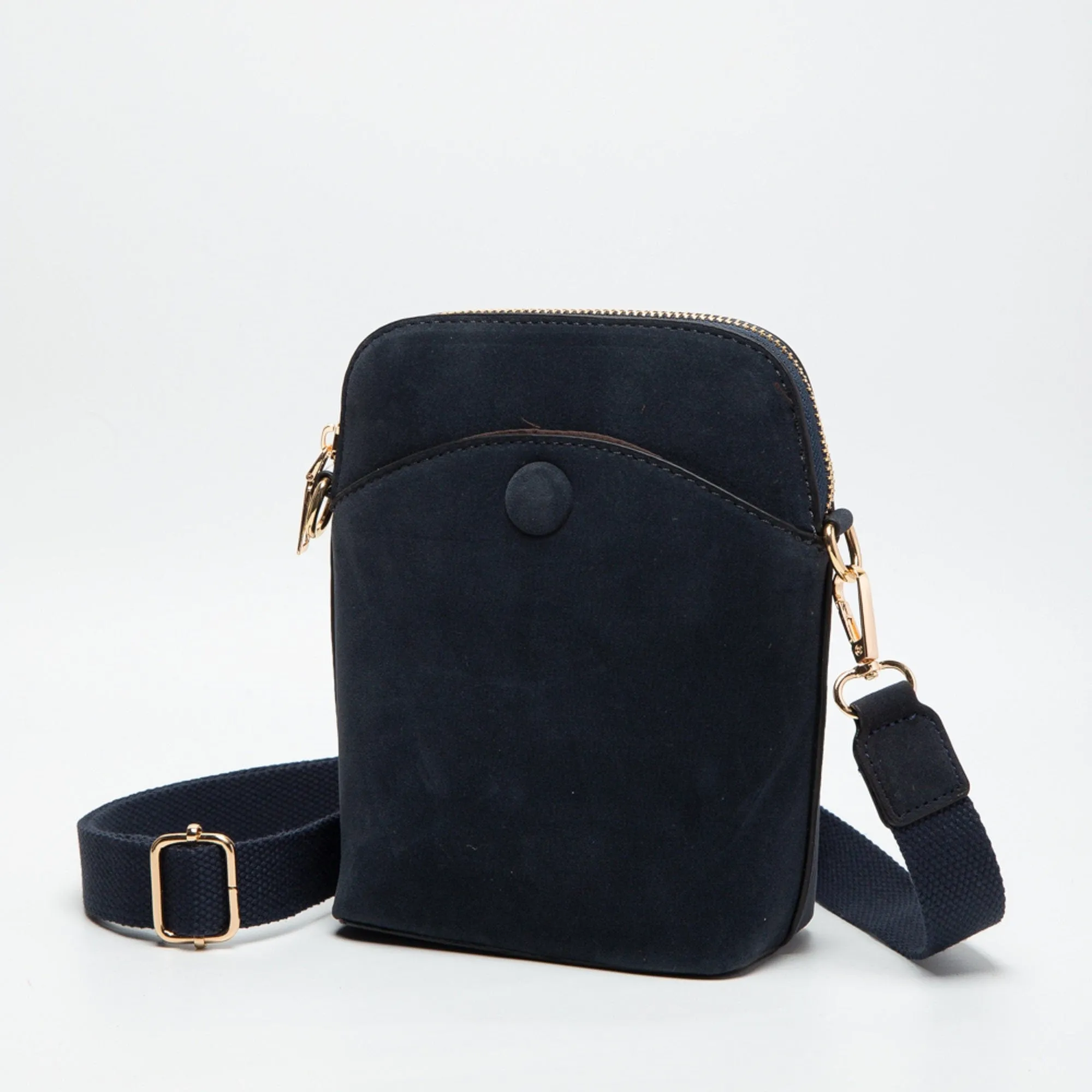 TG10540 Tasia Mini Vegan Suede Crossbody Bag