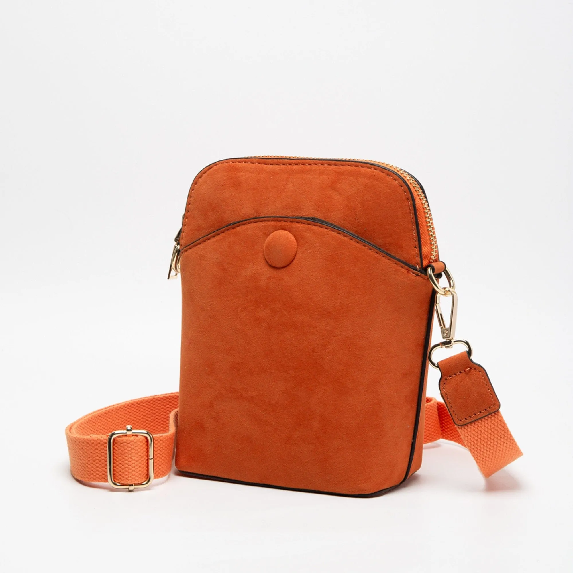 TG10540 Tasia Mini Vegan Suede Crossbody Bag