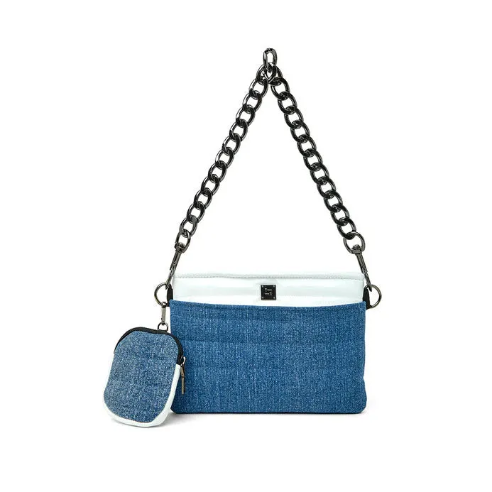 The Downtown Crossbody in Denim